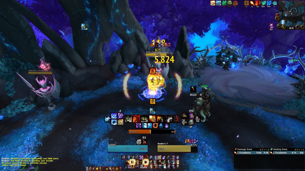 Firemage SKB rotation example