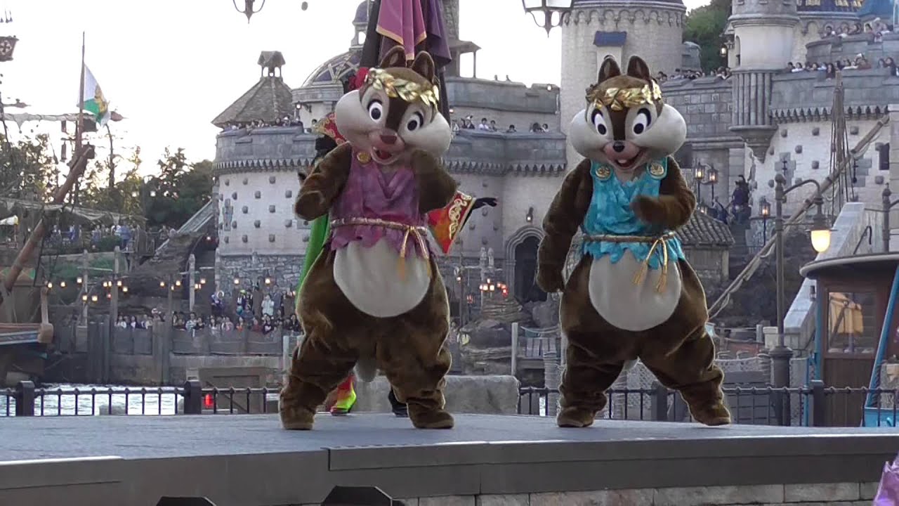2015/10/6　ヴィランズワールド　チップとデール追いかけ撮影