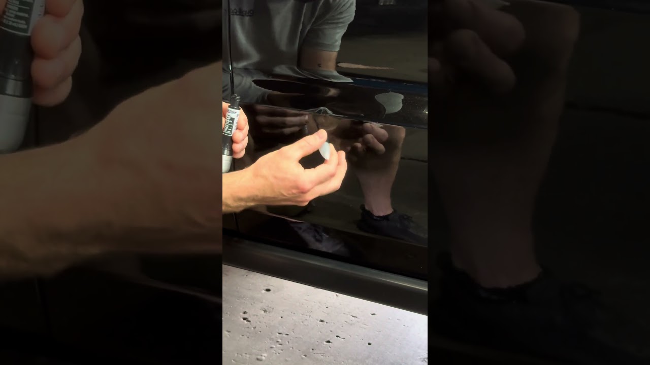 Exact match touch up paint: Scratch Fix All-in-1 #shorts #DupliColor #scratchfix