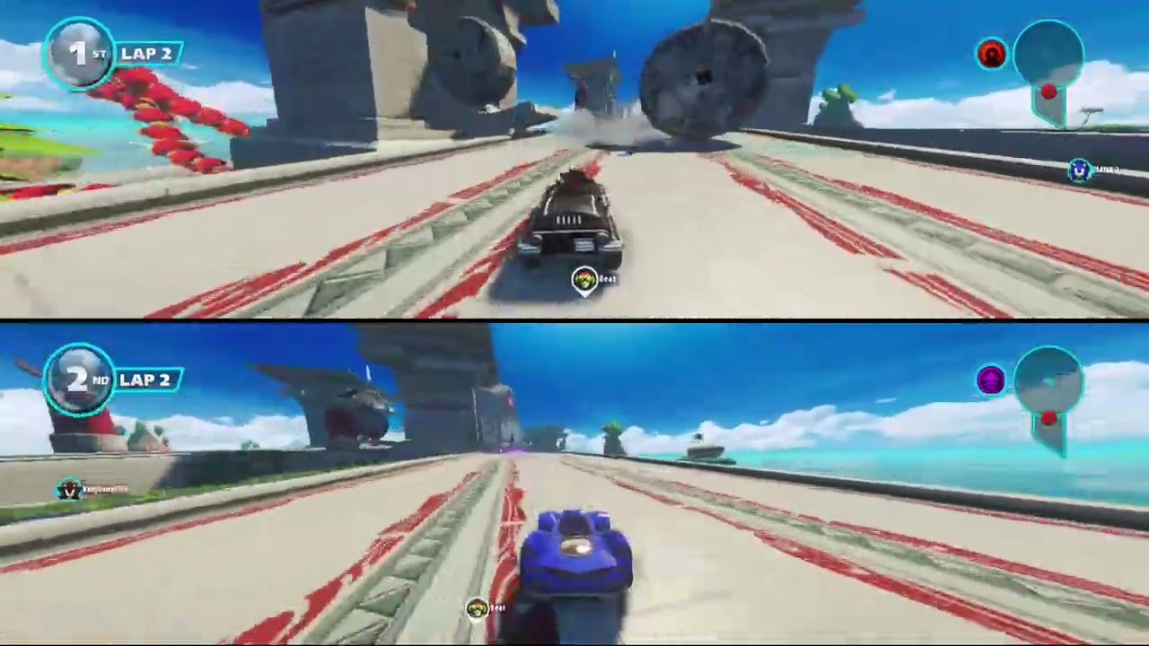 Sonic and All Stars Racing Transformed (Xbox One) Shadow vs Sonic