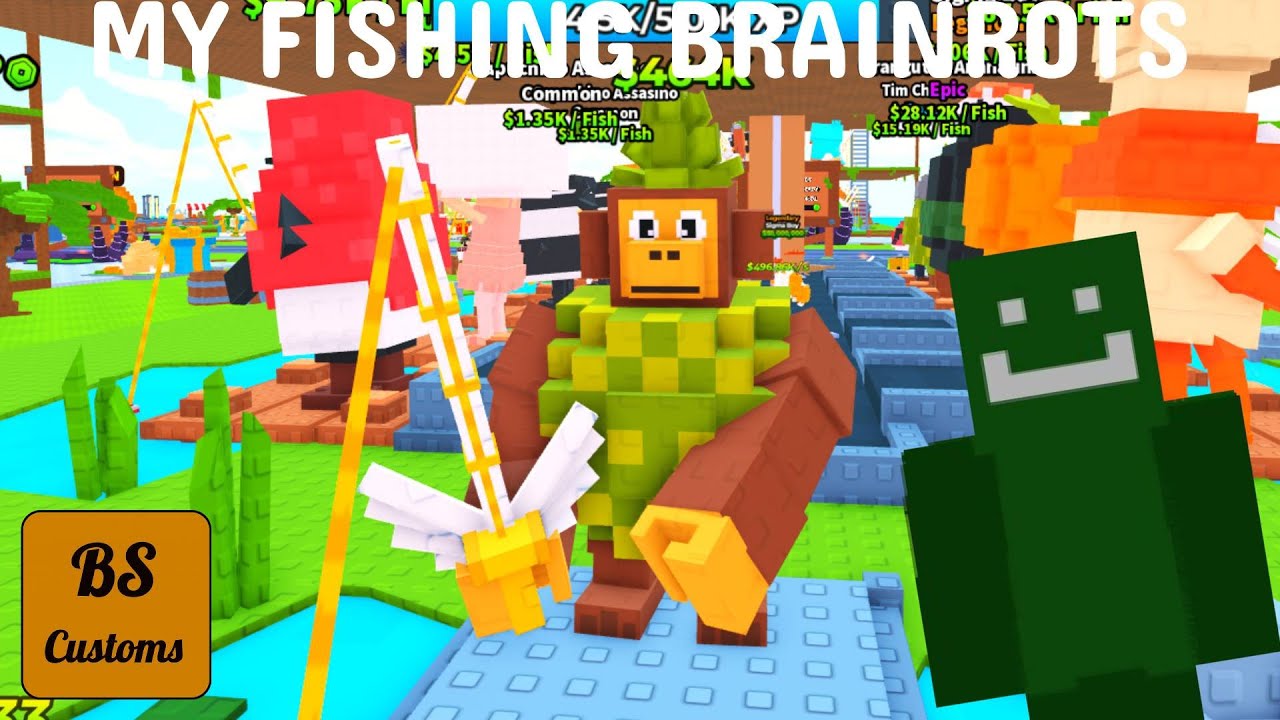 MAKING $500M IN MY FISHING BRAINROT IN ROBLOX
