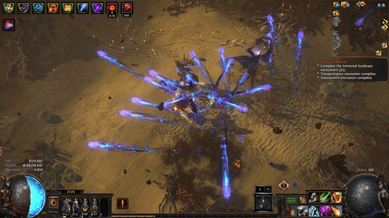 Vaal Fireball - Build showcase - Path of Exile Phrecia 2.0