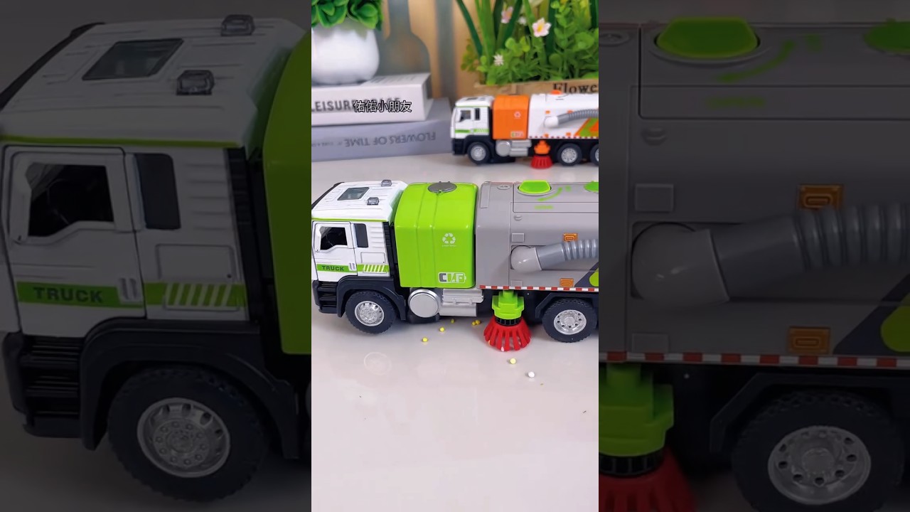 Sweeping and vacuuming truck🚒 #rc #shorts