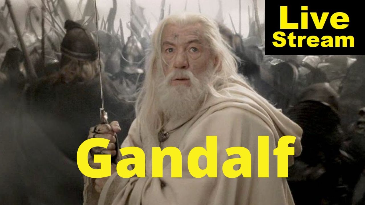 Gandalf - A Character Study | Livestream