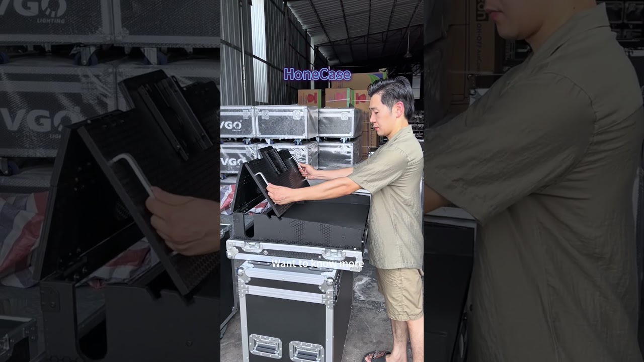 MA2 Command Wing Flight Case#flightcase #grandMA2 #MA2onPC #flipflightcase #slidflightcase