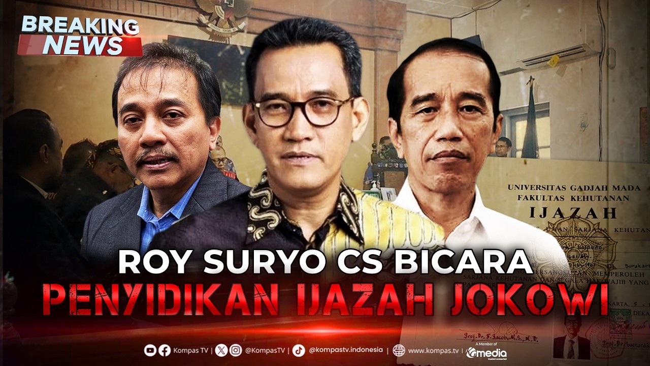 BREAKING NEWS - Konpers Roy Suryo Cs & Refly Harun soal Penghentian Penyidikan Kasus Ijazah Jokowi