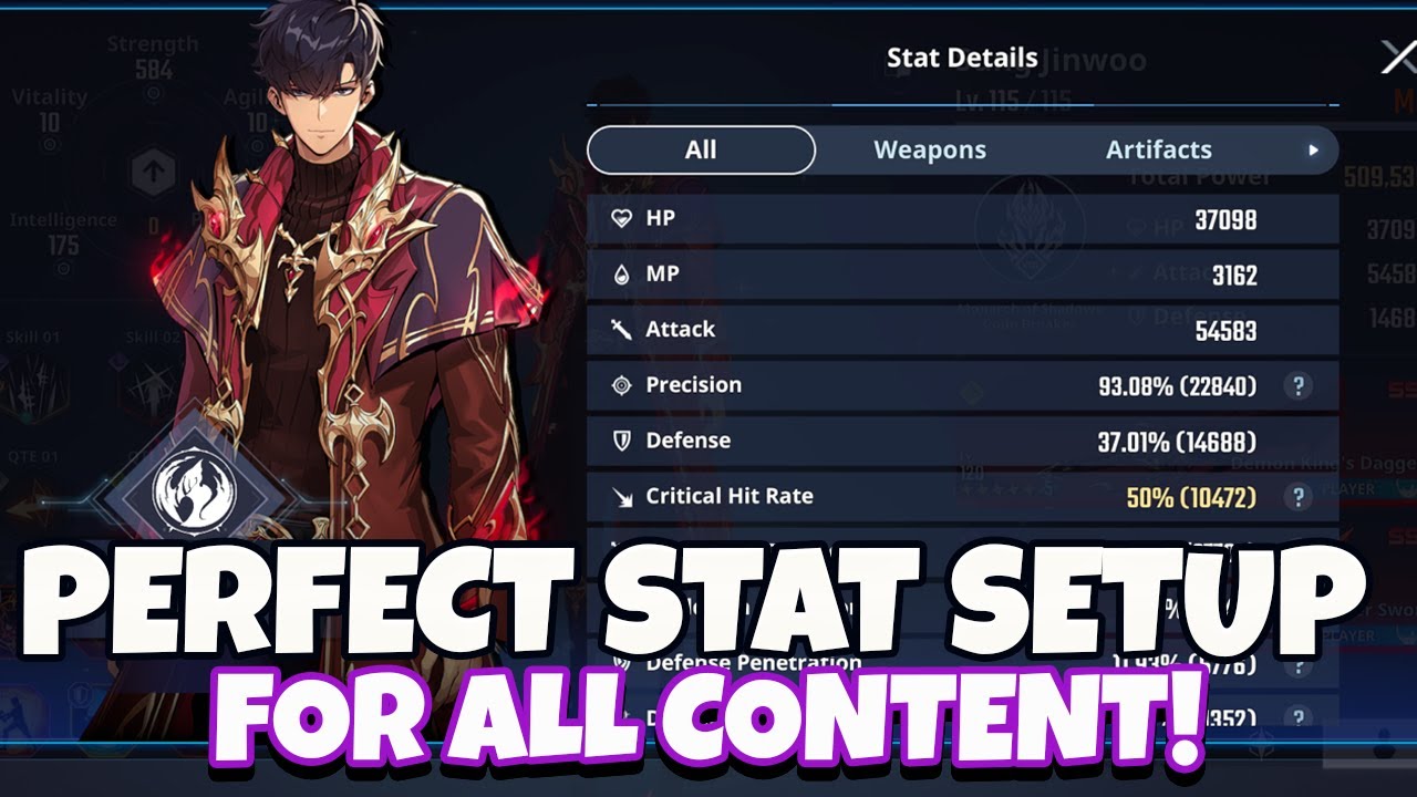 PERFECT Sung Jinwoo! How to build him PROPERLY & KILL IT! [Solo Leveling: Arise]