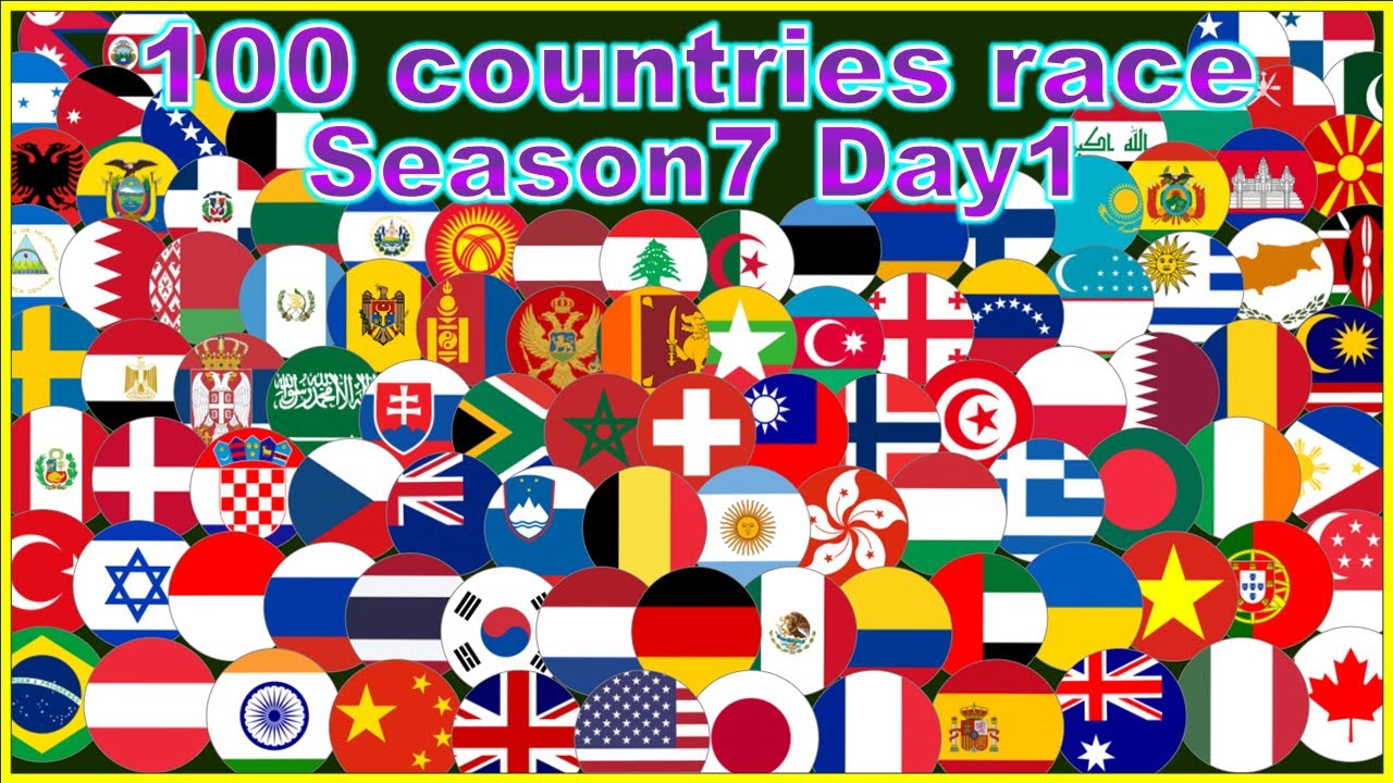 [Season7 Day1] 100 countries 39 stages marble point race | Marble Factory 2nd