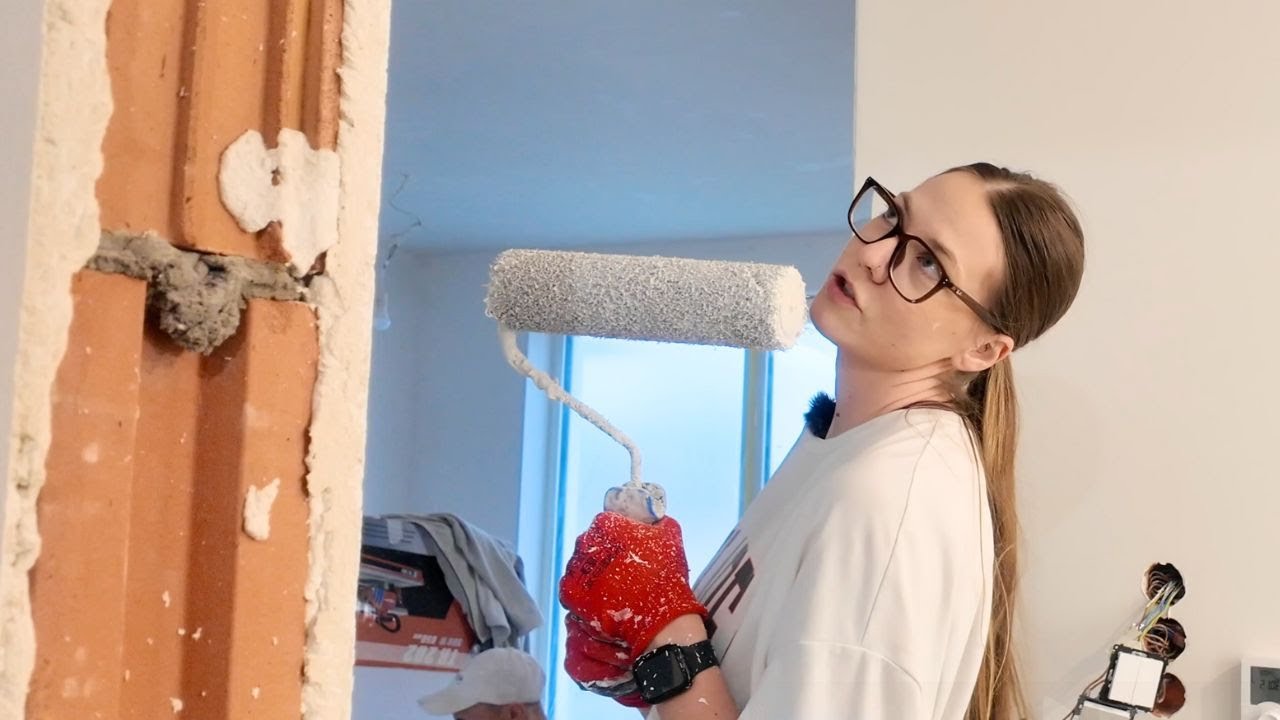 TO MOGŁO SIĘ ŹLE SKOŃCZYĆ 🫢 | LEDY, SZPACHLOWANIE, PROGRES REMONTU | #vlog remontowy cz.4