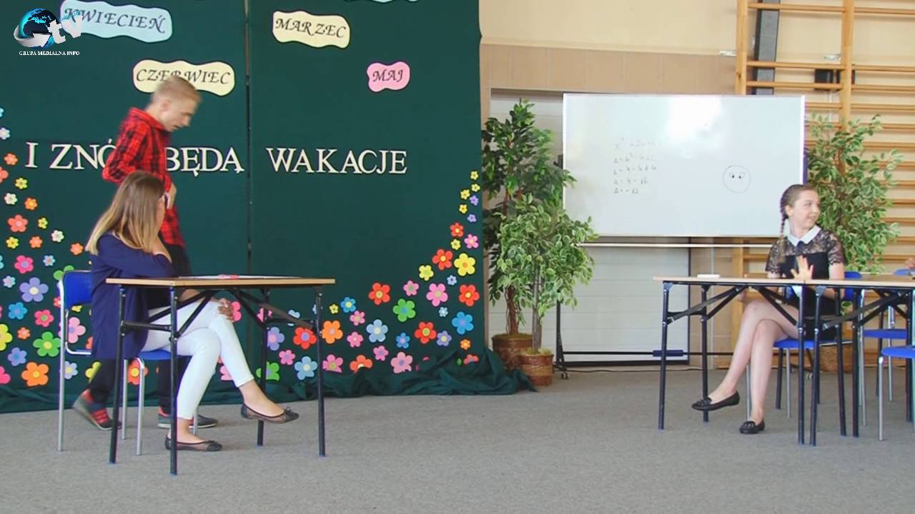 W szkole o szkole- kabaret uczniów ZS-u w Lubaczowie