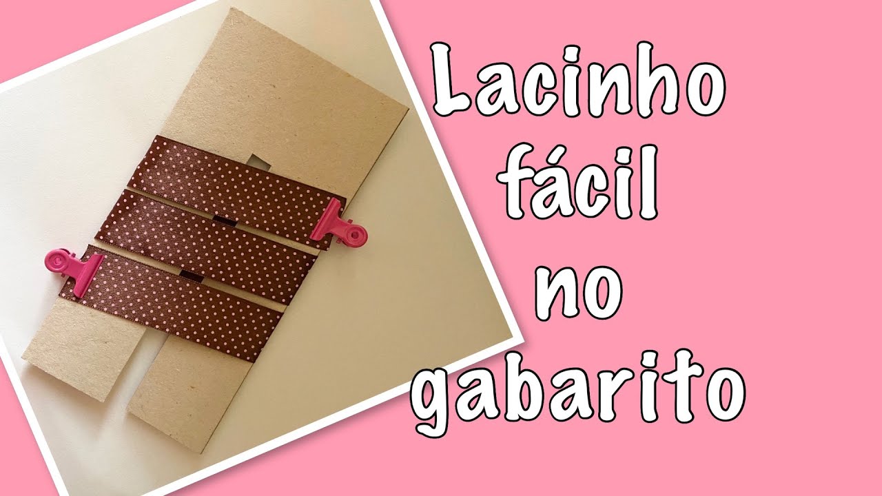 Laço para iniciante fácil e rápido no gabarito - Tutorial passo a passo - Ribbon bow hair - DIY.
