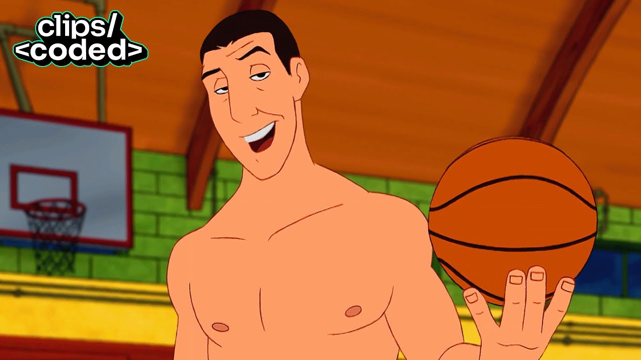 eight crazy nights (2002) - davey turns a youth basketball game into a roast session