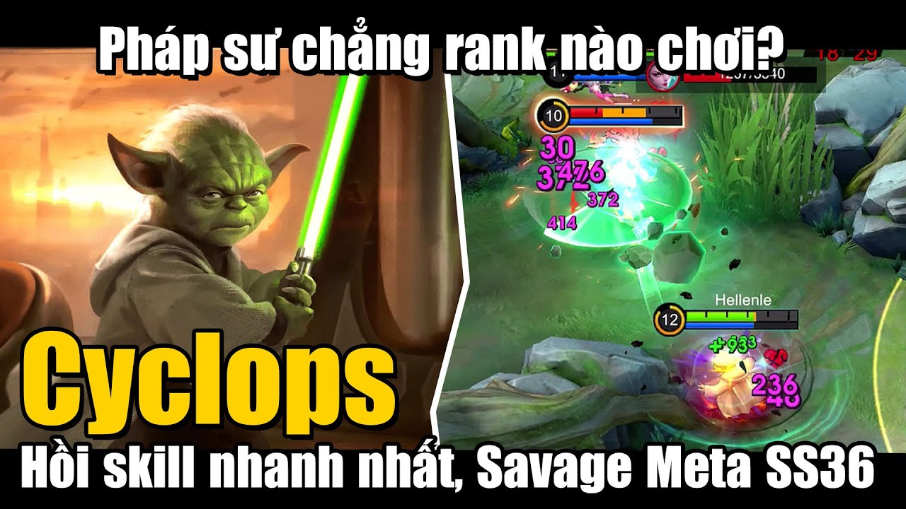 MLBB | CÂN 4 VỚI CYCLOPS SS36: MAGE HỒI SKILL NHANH NHẤT GAME NHƯNG.. CHẲNG AI CHƠI?? | Tốp Mỡ