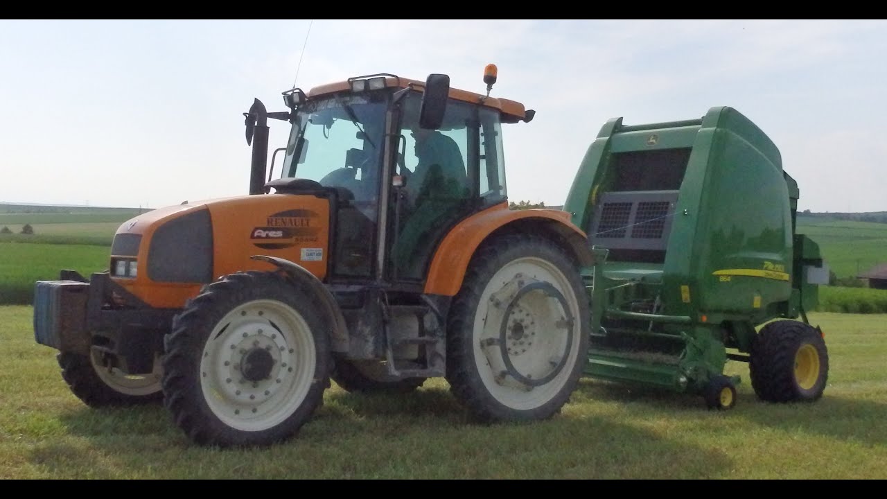 Foin Eldorado 2015 - Presse JD 864 RotoFlow - Vailly(10)