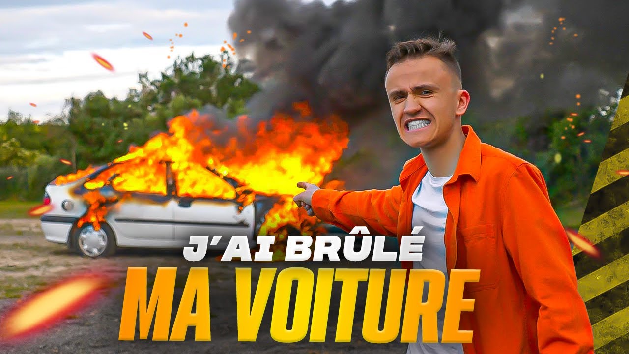 COMMENT J'AI BR&Ucirc;L&Eacute; MA VOITURE !!! (vraiment)