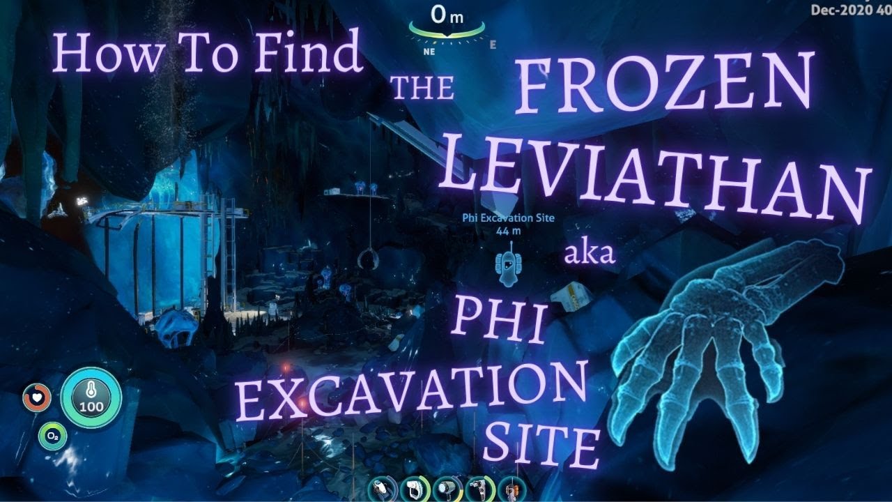 How To Find The FROZEN LEVIATHAN aka PHI EXCAVATION SITE || Subnautica Below Zero