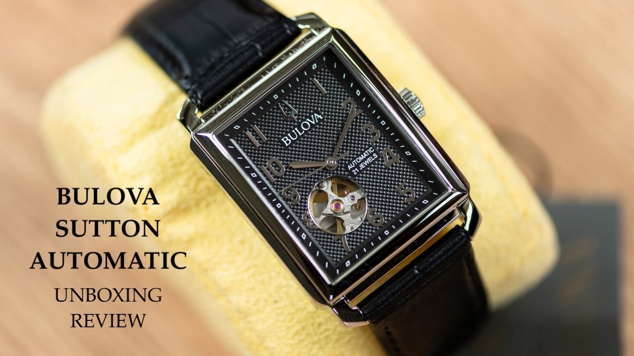 Bulova Sutton Automatic 96A269 Watch | Review Valjoux Relogios