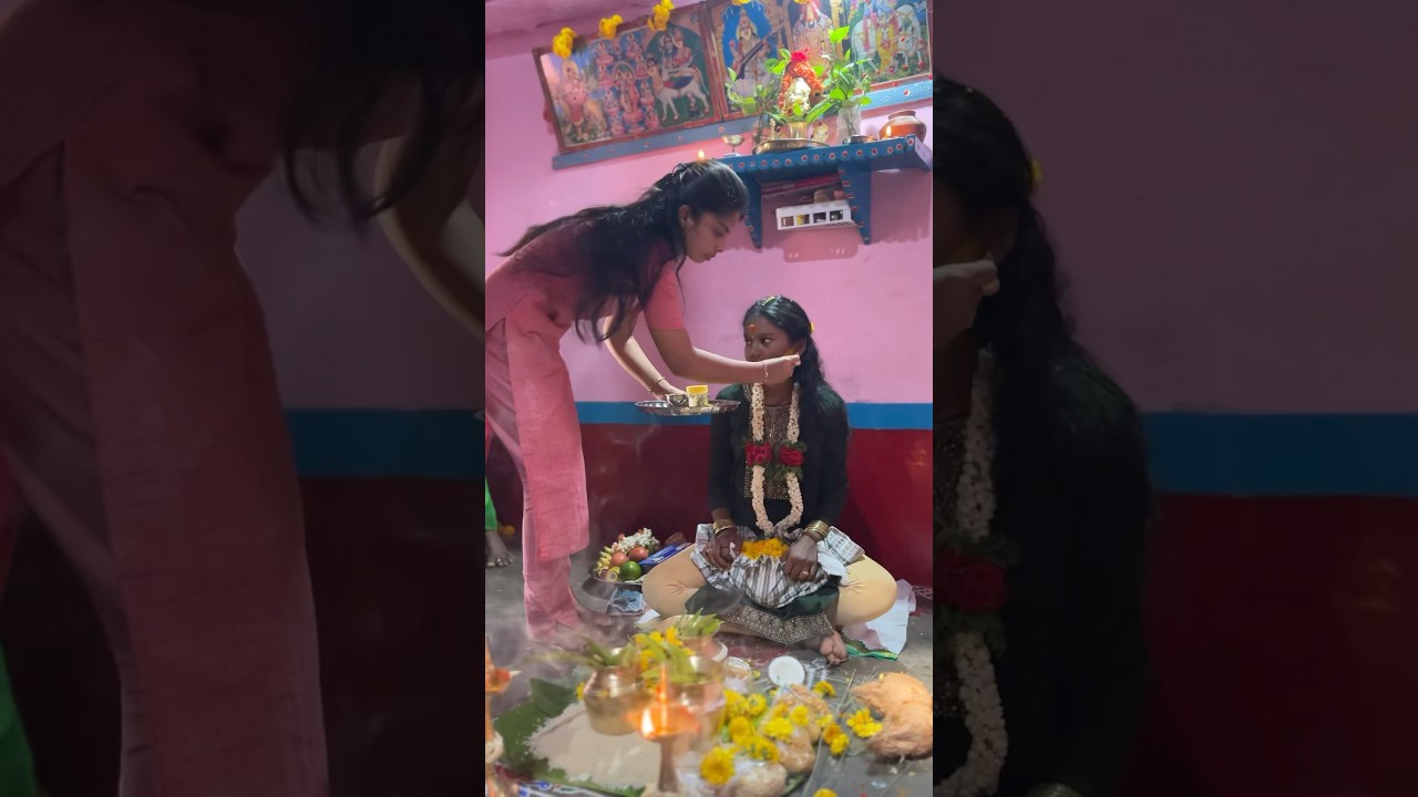 Minivlog#411 💁&zwj;♀️Thai mama ponnoda puberty function🎉||Spent most of my childhood days here🫶#diml