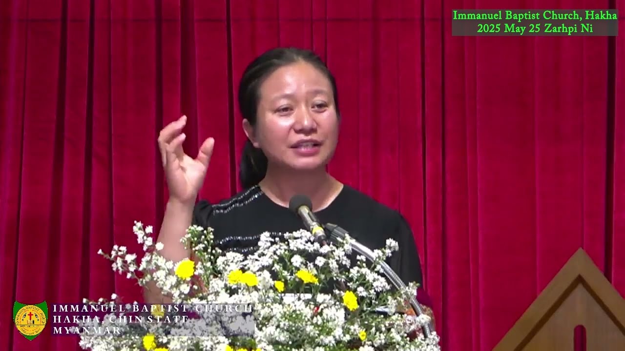 Pastor Tha Chin Par IBC, Hakha 2025 May 25 Zarhpi Ni Thawngtha