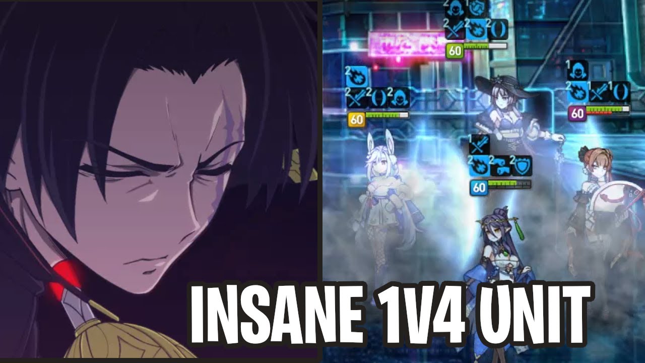 REMNANT VIOLET INSANE 1v4 - BEST UNIT IN THE GAME WHEN HE DODGES [Epic Seven]