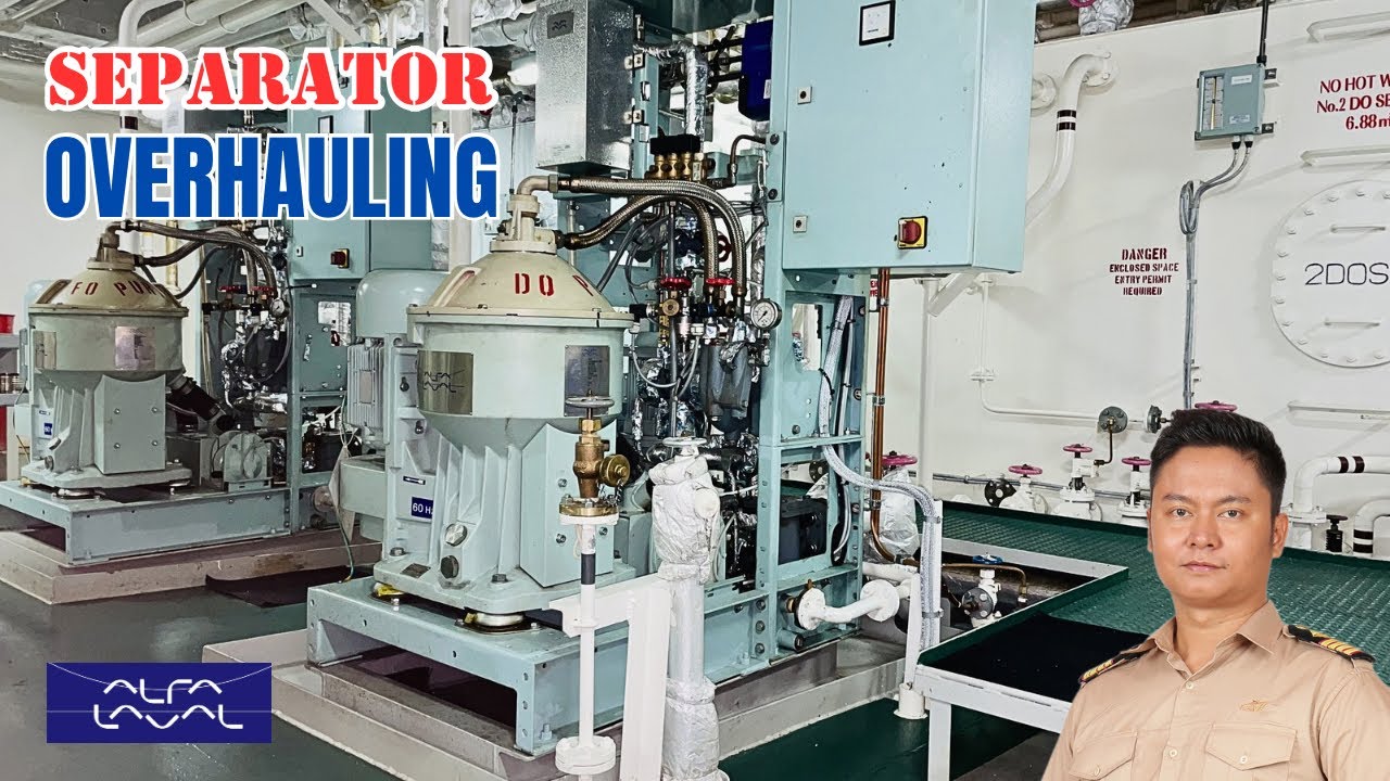 [ALFA LAVAL] Bowl Disassembling of Separator | MOE MYiNT SHEiN￼ | Technical Vlog : 120
