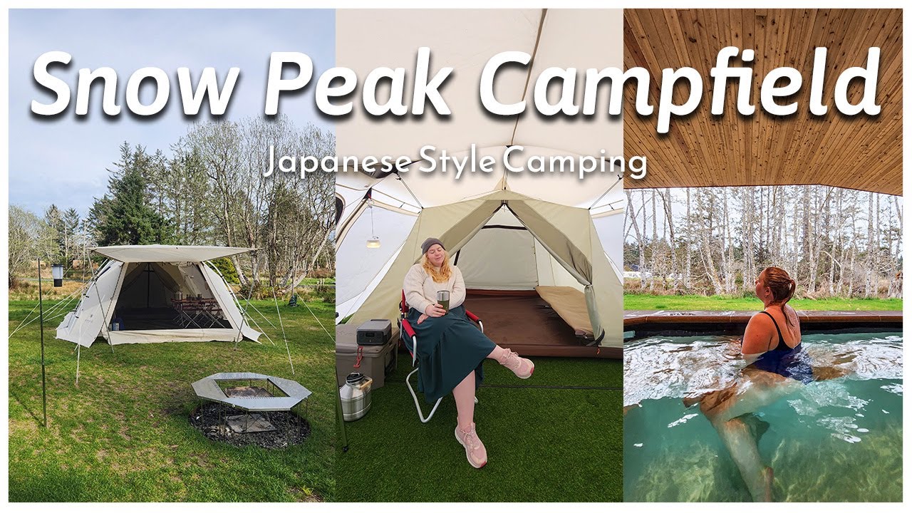 Snow Peak Campfield || Japanese Style Camping in PNW
