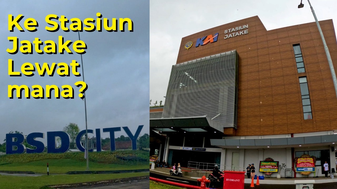 Heading to Jatake Station, BSD City | A Virtual Drive Through an Upscale Area