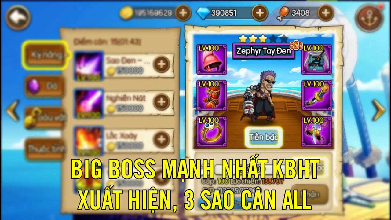 KBHT - Review ZEPHYR SIÊU PHẨM TƯỚNG MỚI MẠNH NHẤT GAME VỪA RA MẮT, 3 SAO CÂN ALL
