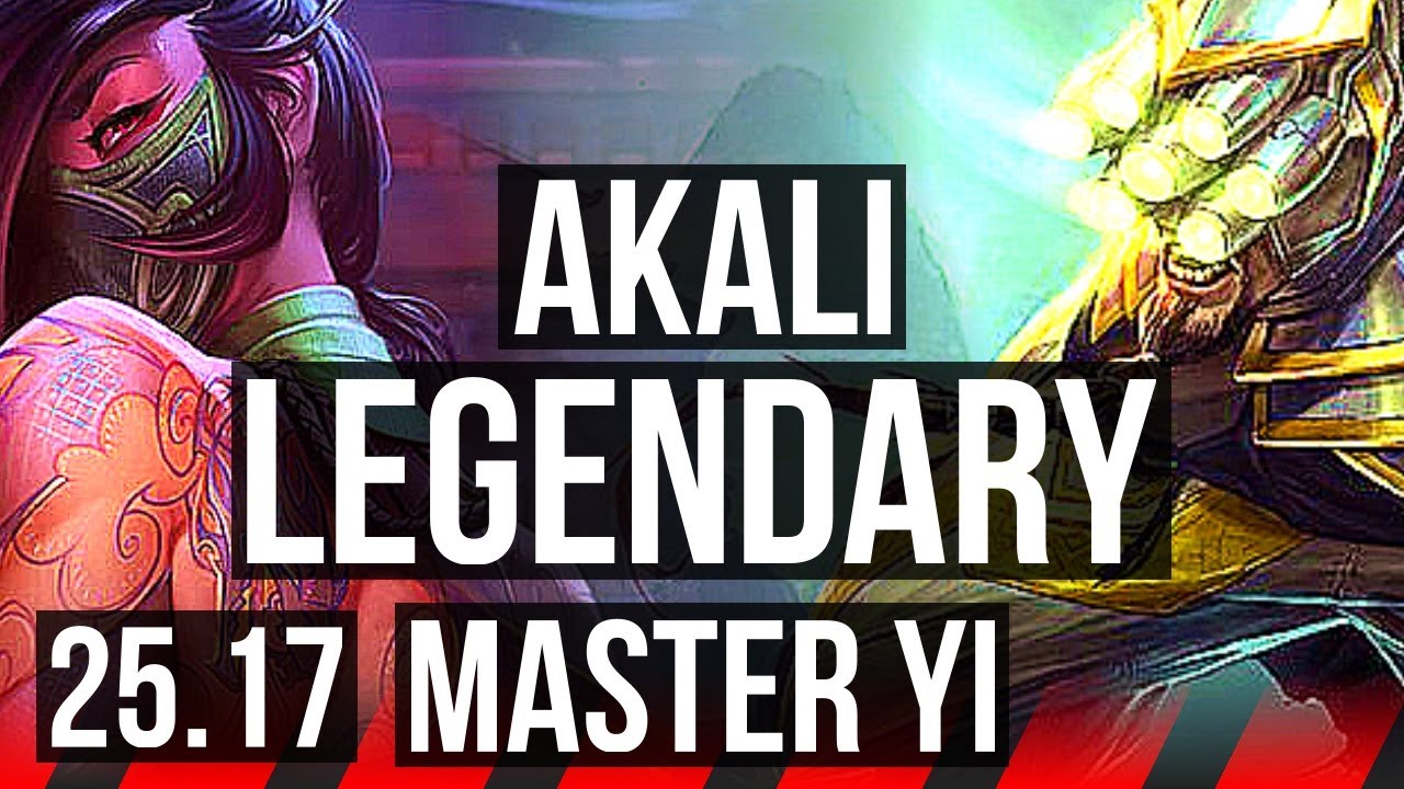 AKALI vs MASTER YI (TOP) | Comeback, Legendary, 43k DMG | EUW Master | 25.17