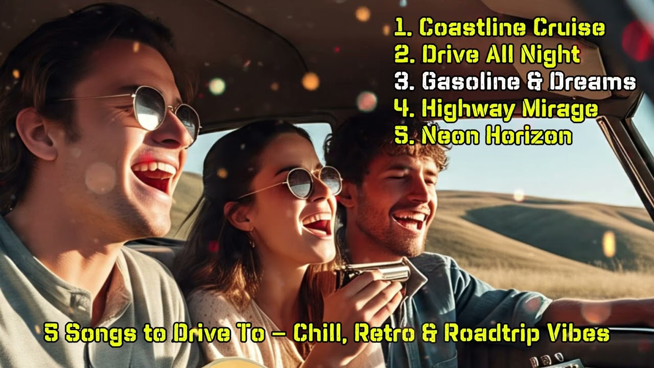 5 Songs to Drive To – Chill, Retro & Roadtrip Vibes
