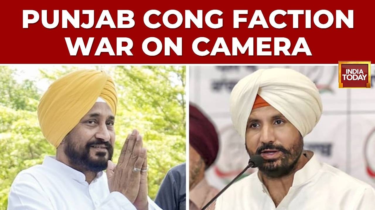 Channi VS Warring: Punjab Congress In-Fighting Erupts On Camera Ahead Of 2027 Assembly Polls