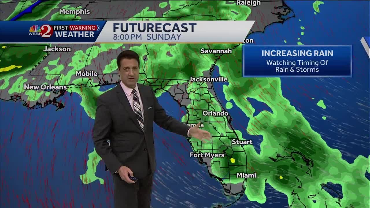 Rain chances rising this weekend for Central Florida | March 27