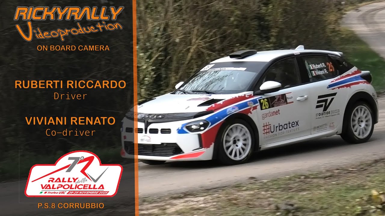 OBC RUBERTI - VIVIANI // 7° Rally della Valpolicella 2025 // P.S.8 Corrubbio