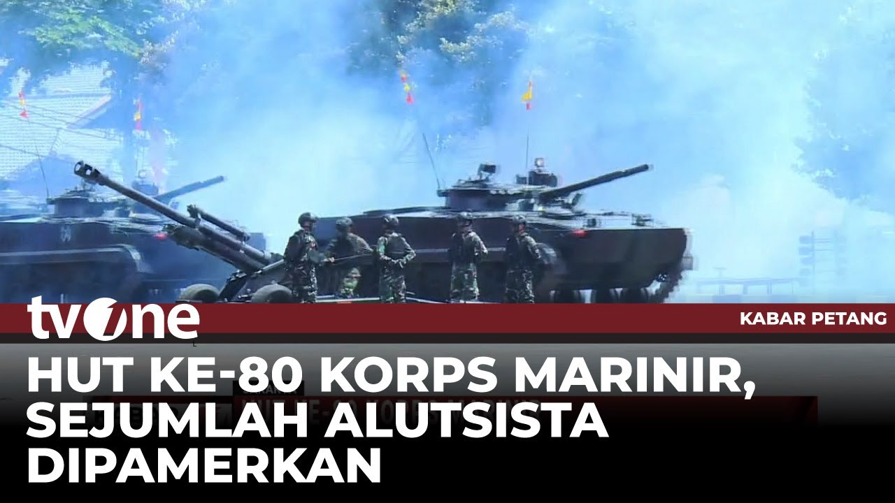 Sejumlah Alutsista Canggih Dipamerkan saat Perayaan HUT Ke-80 Korps Marinir | tvOne