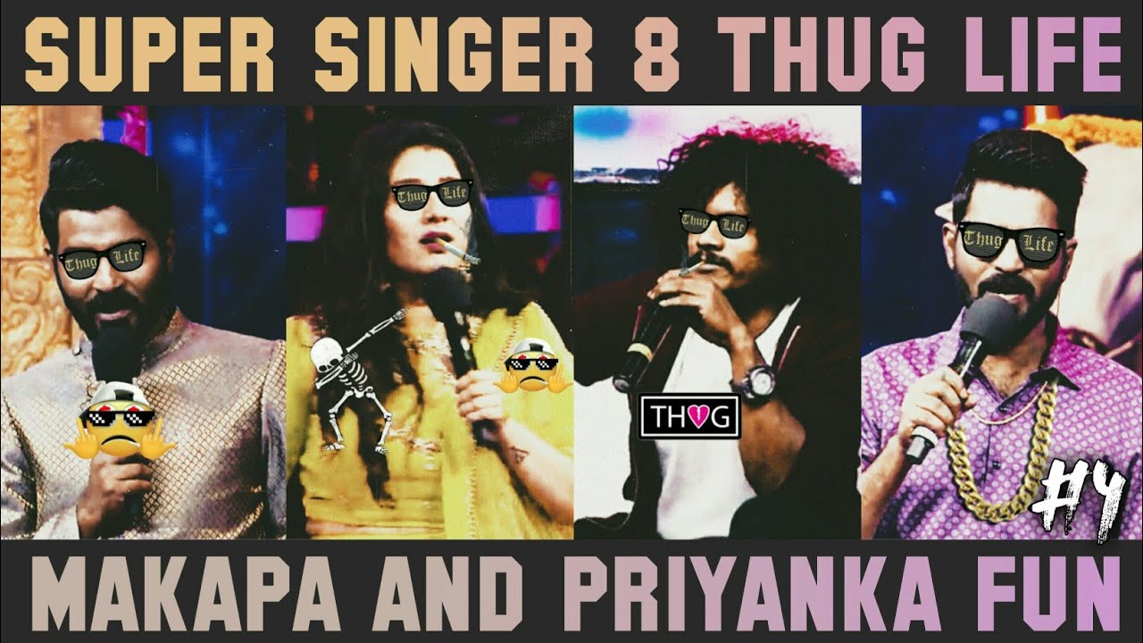 Makapa and Priyanka & Pugazh - Vera Level Thug Life | Super Singer 8 | Part 4 | Hey Vibez