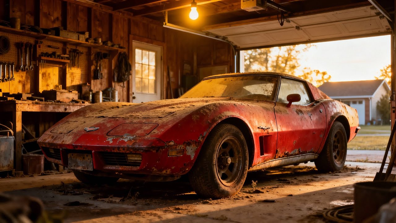 ASMR Car Restoration! Full Restoration Chevrolet Corvette Red | Before and After #restoration #car