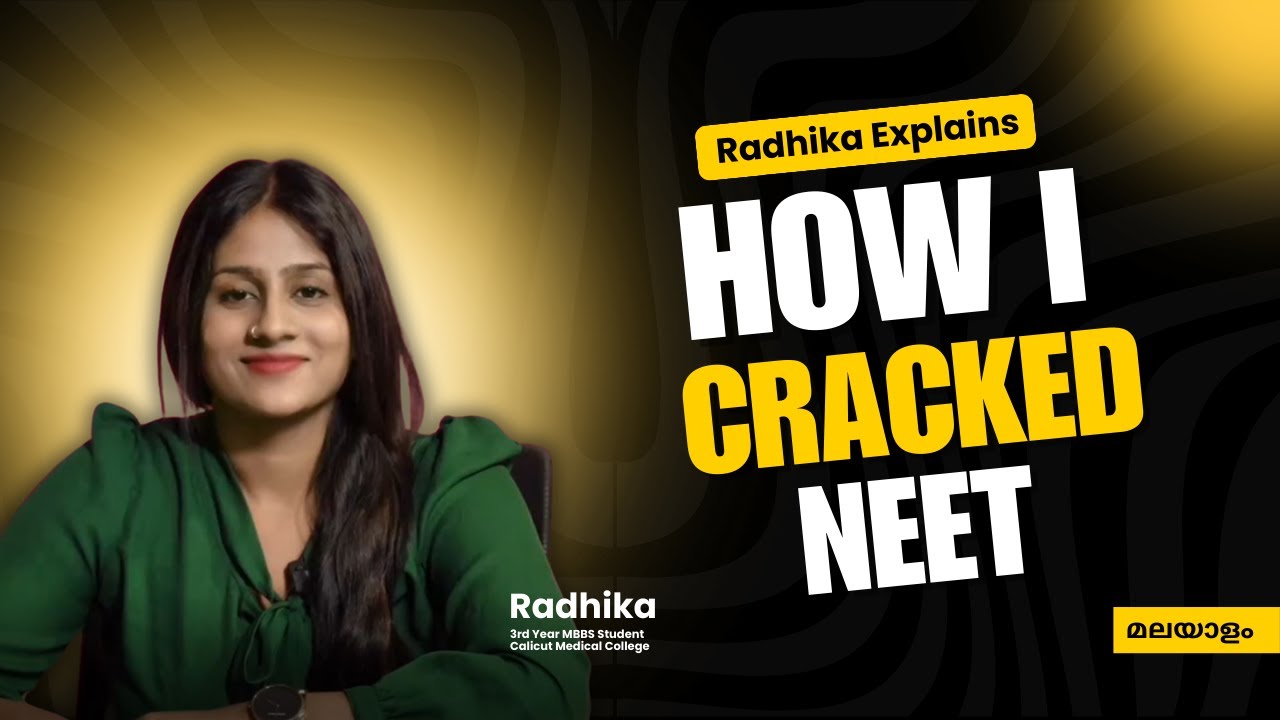 How I Cracked NEET | MBBS Student Explains the method| Career Window | Radhika| Part -1