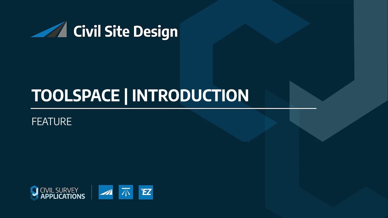 Toolspace | Introduction