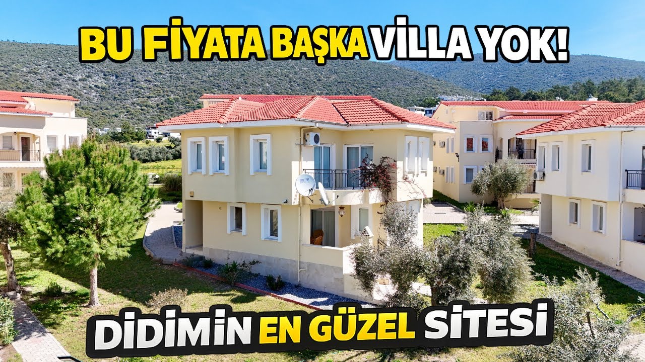 Bu Fiyata Başka Yok Didim Akb&uuml;kte Deniz Manzaralı M&uuml;stakil Villa (D-99)