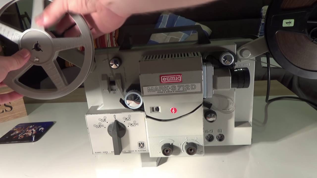 Retro Tech - Eumig Mark S 712 D 8mm Projector Part II - Threading instructions