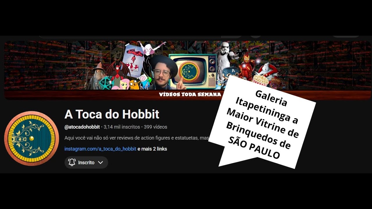 Galeria Itapetininga a Vitrine dos Brinquedos por A Toca do Hobbit #vitrinedosbrinquedos