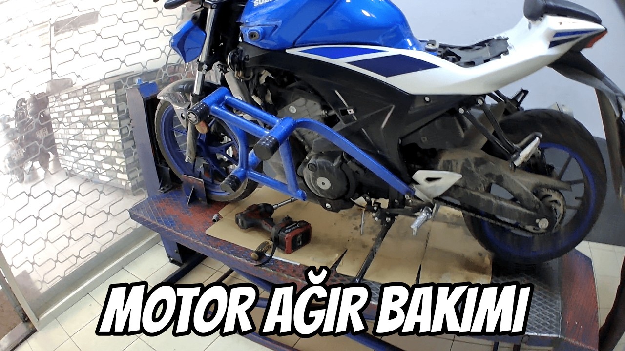 MOTORUMU BAKIMA GÖTÜRDÜM | GSX-S 125