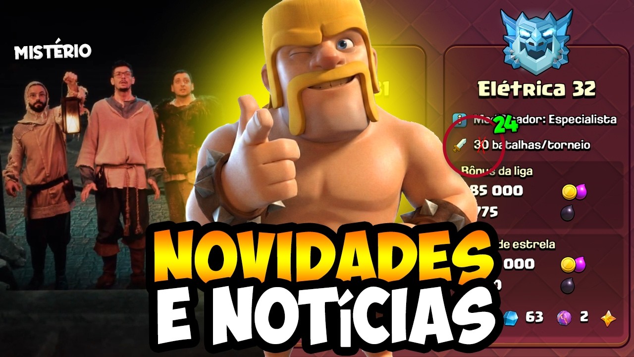 SUPERCELL SE PRONUNCIA SOBRE O PASSE E MISTÉRIO NO NOVO VÍDEO DO CLASH OF CLANS!