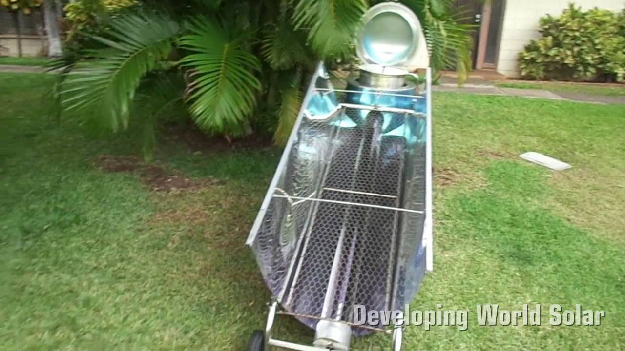 Blazing Tube Hybrid Solar Cooker