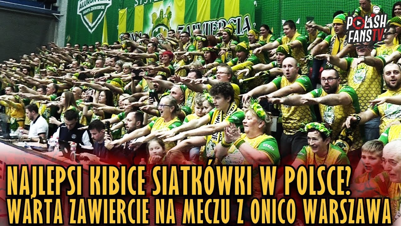 Najlepsi kibice siatkówki w Polsce? Warta Zawiercie na meczu z Onico Warszawa (19.01.2019 r.)