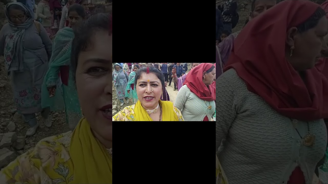 हिमाचल के पहाड़ों में ऐसी जाती है बारात 🥰❣️💃🏻