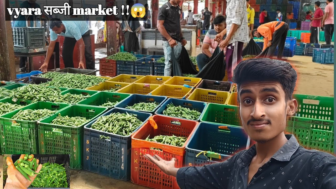 Vyara सब्जी market मे गए भिंडी बेच ने के लिए और 😱|| ADVANTA-201 भिंडी __