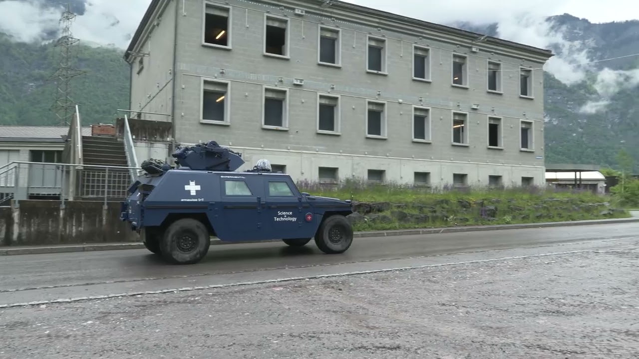 Schützenlokalisierung in Walenstadt mit dem Versuchsfahrzeug Varia