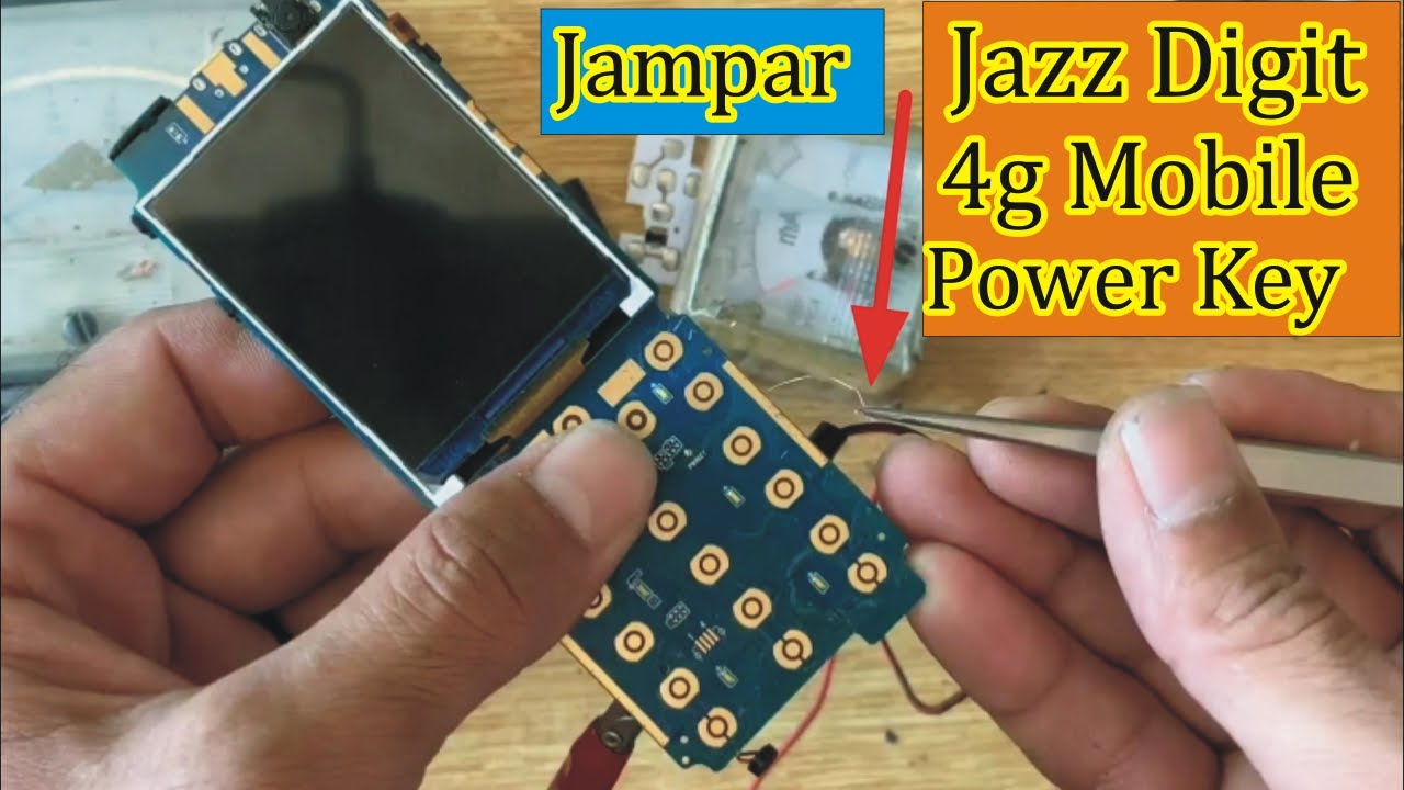Jazz  Digit 4g Mobile Power Key Jumper solution || Jazz Digit 4g Mobile Dead Power On Off Key