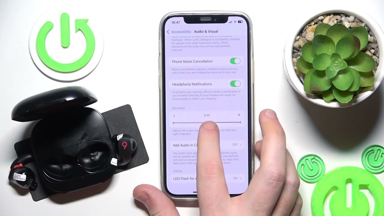 BEATS FIT PRO &mdash; Как изменить баланс громкости на iPhone (iOS)